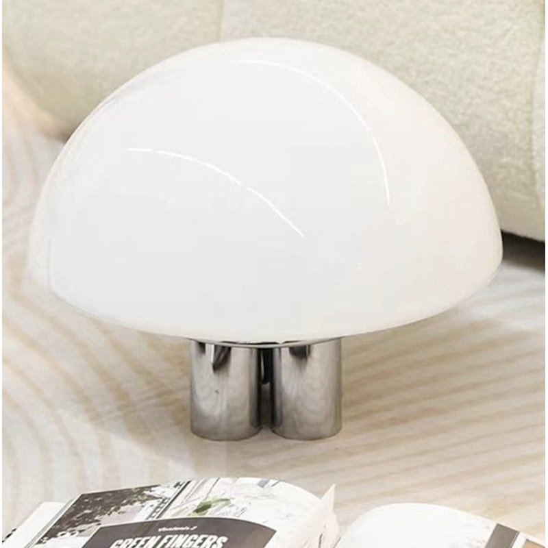 Latitude Run® white mushroom table lamp | Wayfair